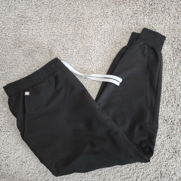 Figs Other - FIGS Scrub Pants Mens XXL/S Black Tansen Jogger Pull On‎ Pockets Stretch